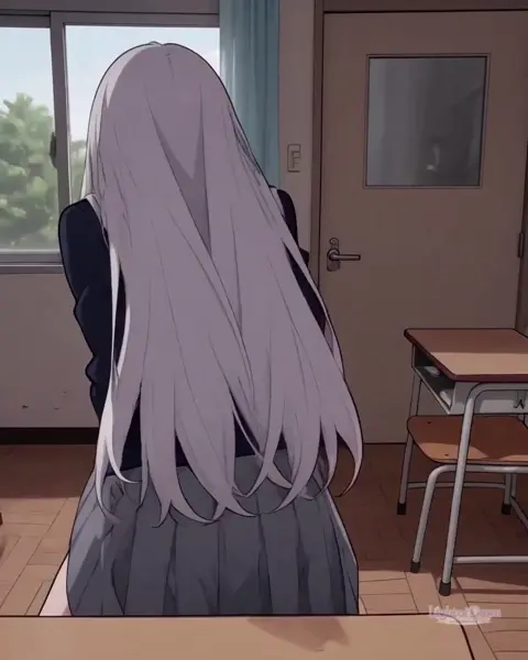 教室で悶えている彼女 / She is agonizing in the classroom